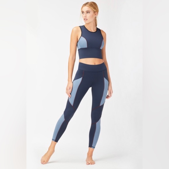 MICHI Baltic Pocket Legging Deep Sea Navy/ Storm Blue Size S/P - Picture 4 of 4